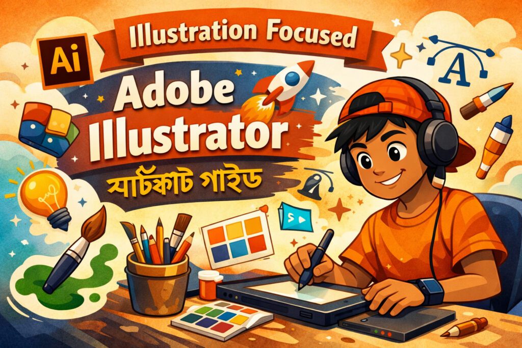 Adobe Illustrator Effective Shortcuts (বাংলা গাইড)