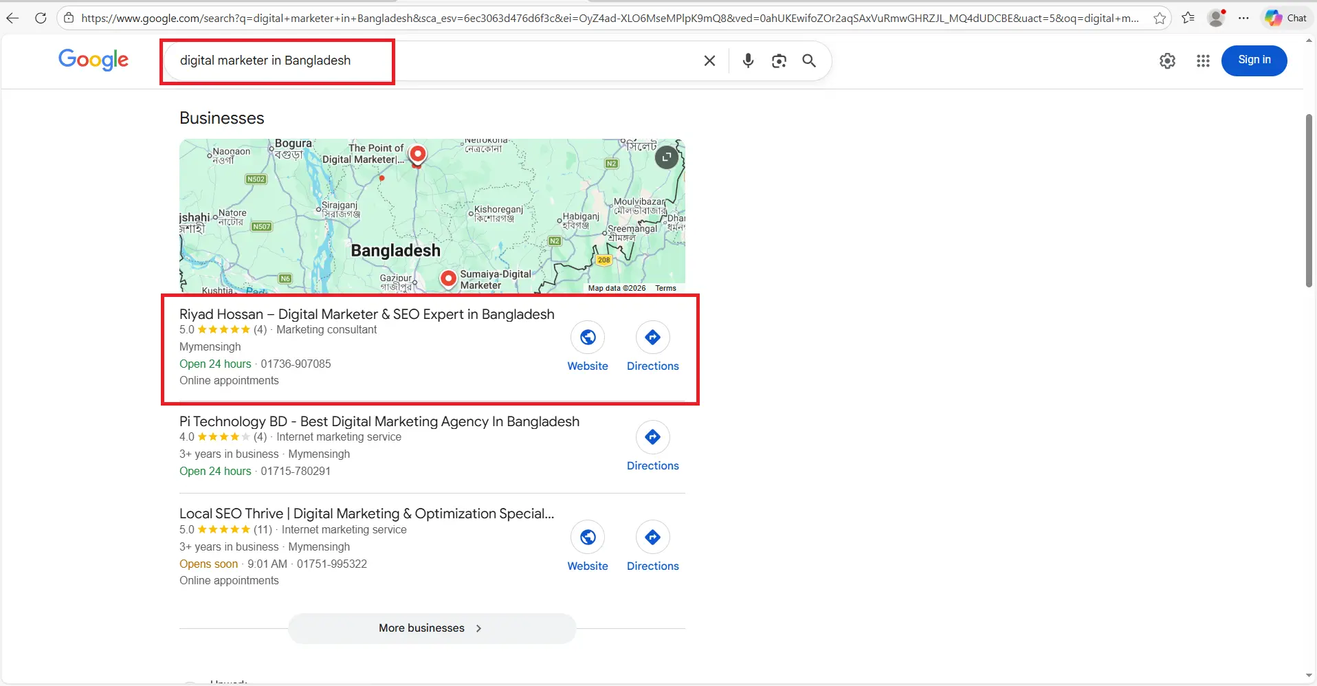 digital marketer in bangladesh