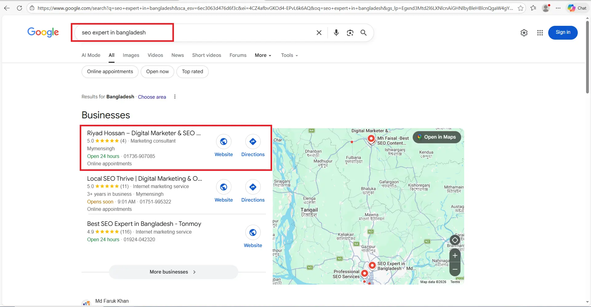 seo expert in bangladesh